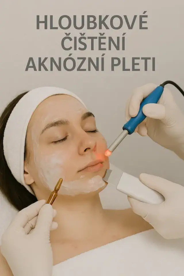 Hloubkové čištění aknózní pleti
